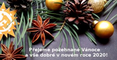 Přejeme požehnané Vánoce a vše dobré v novém roce 2020